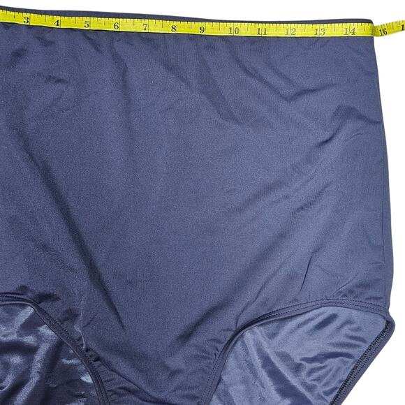 Lands' End High Waisted Swim Brief Navy Women's Size 16 Style #440284 - Picture 4 of 8